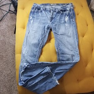 BKE demin straight leg jeans